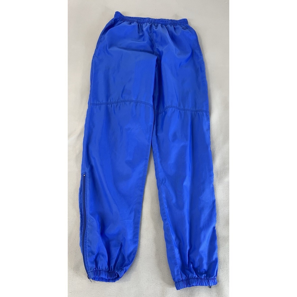 Vintage Nike Pants Nylon Blue Ankle Zip